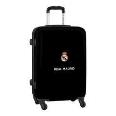 Средний чемодан Real Madrid C.F. (40 x 63 x 26 cм) цена и информация | Чемоданы, дорожные сумки  | pigu.lt