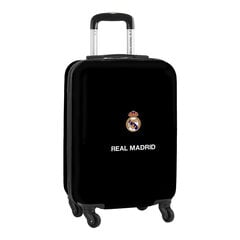 Salono lagaminas Real Madrid C.F., juodas kaina ir informacija | Lagaminai, kelioniniai krepšiai | pigu.lt