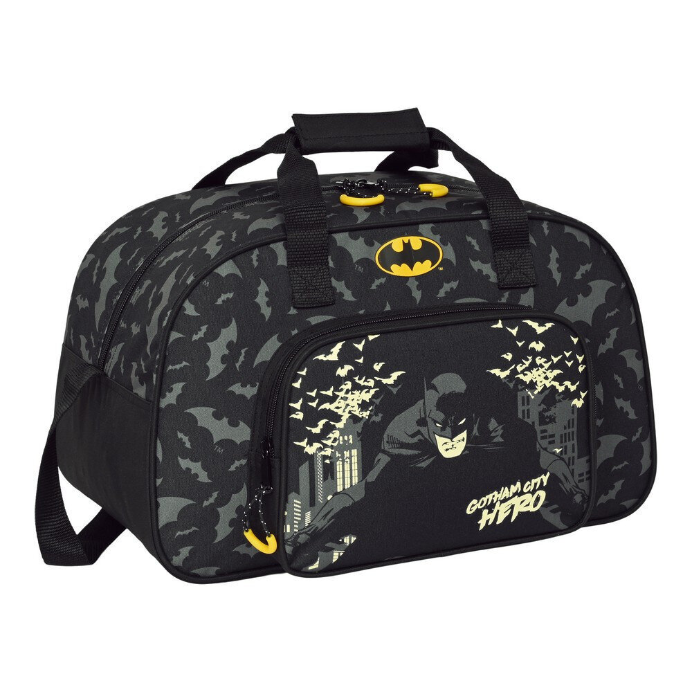 Sporto krepšys Batman Hero Juoda 40 x 24 x 23 cm цена и информация | Kuprinės ir krepšiai | pigu.lt