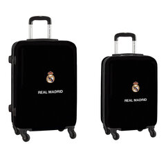 Чемодан для ручной клади Real Madrid C.F., 40 x 63 x 26 cм, 2 шт цена и информация | Чемоданы, дорожные сумки | pigu.lt