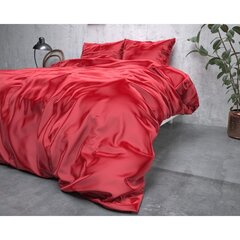 Комплект постельного белья Beauty, красный, 100% шелк микрофибра цена и информация | Постельное белье | pigu.lt