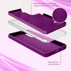 Силиконовый чехол для Samsung Galaxy S22 Plus SoundBerry (real liquide silicone), purple - Maroon цена и информация | Чехлы для телефонов | pigu.lt