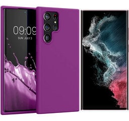 Силиконовый чехол для Samsung Galaxy S22 Ultra SoundBerry (real liquide silicone), purple - Maroon цена и информация | Чехлы для телефонов | pigu.lt