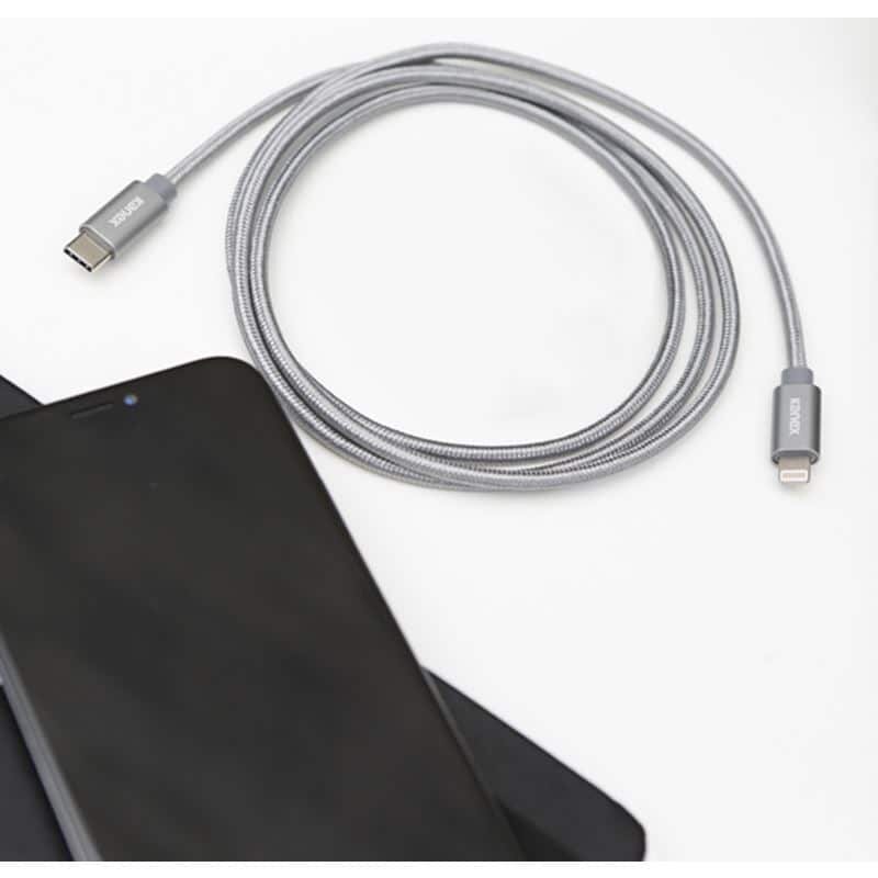 Kanex Premium DuraBraid, USB-C-Lightning, 1.2 m kaina ir informacija | Laidai telefonams | pigu.lt