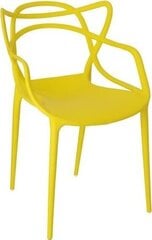 Kėdė D2.Design Lexi, geltona kaina ir informacija | Virtuvės ir valgomojo kėdės | pigu.lt
