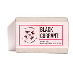 Kietas dušo gelis Four Starlings Black Currant, 110 g kaina ir informacija | Dušo želė, aliejai | pigu.lt