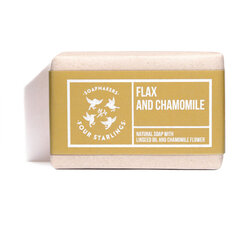 Muilas Four Starlings Flax and Chamomile, 110 g kaina ir informacija | Dušo želė, aliejai | pigu.lt