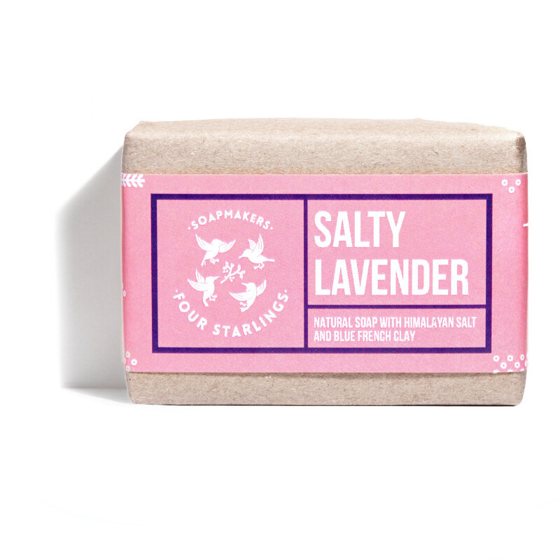 Muilas Four Starlings Salty Lavender, 110 g цена и информация | Muilai | pigu.lt