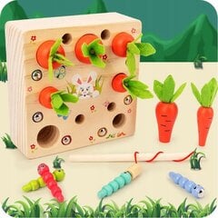 Деревянная игра «Рыбалка» Montessori цена и информация | Развивающие игрушки | pigu.lt