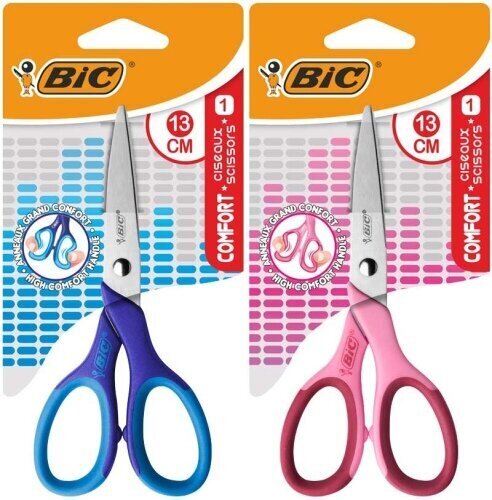 Žirklės Bic Comfort, 13 cm kaina ir informacija | Kanceliarinės prekės | pigu.lt