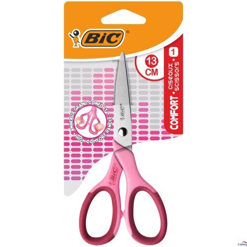 Žirklės Bic Comfort, 13 cm kaina ir informacija | Kanceliarinės prekės | pigu.lt