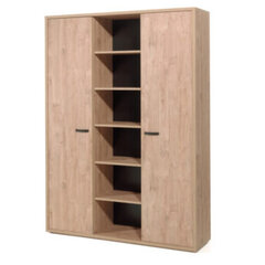 Офисный шкаф Capo, 160x40x216см, коричневый цена и информация | Шкафы | pigu.lt