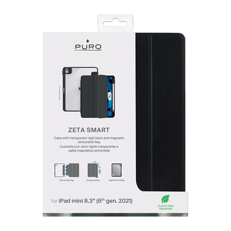 Puro Zeta Smart dėklas skirtas iPad mini 6 (2021) kaina ir informacija | Planšečių, el. skaityklių dėklai | pigu.lt