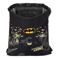 Kuprinė su virvutėmis Batman Hero 35 x 40 x 1 cm kaina ir informacija | Kuprinės mokyklai, sportiniai maišeliai | pigu.lt