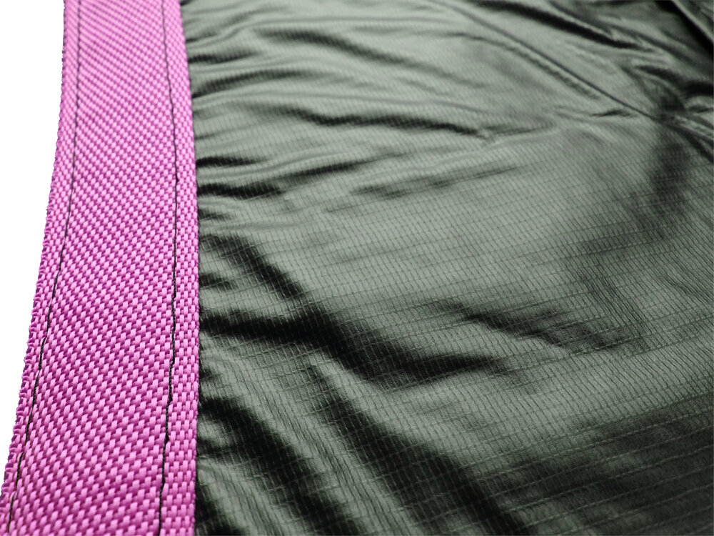 Batuto spyruoklių apsauga Lean Sport Max 244 cm, juoda/rožinė kaina ir informacija | Batutai | pigu.lt