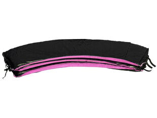 Batuto spyruoklių apsauga Lean Sport Max 244 cm, juoda/rožinė kaina ir informacija | Batutai | pigu.lt