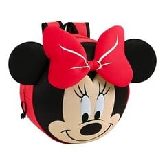 Детский рюкзак 3D Minnie Mouse, красный / чёрный (31 x 31 x 10 cм) цена и информация | Школьные рюкзаки, спортивные сумки | pigu.lt