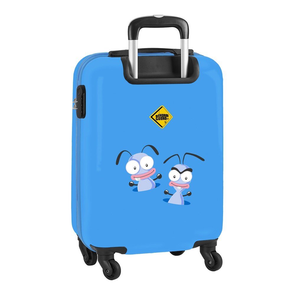 Mažas lagaminas El Hormiguero, S, mėlynas kaina ir informacija | Lagaminai, kelioniniai krepšiai | pigu.lt