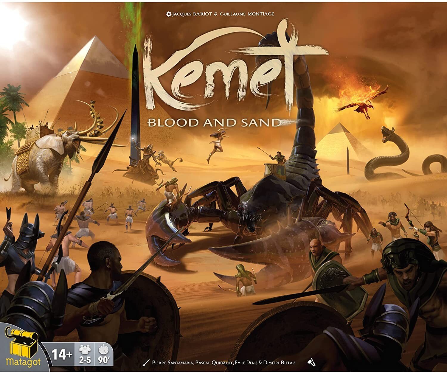 Настольная игра Kemet: Blood and Sand, EN цена | pigu.lt