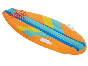 Надувной матрас Bestway "Surfboard", 114x46, оранжевый цена и информация | Надувные и пляжные товары | pigu.lt