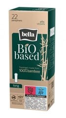 Kasdieniai įklotai Bella Bio Based Long, 22 vnt. kaina ir informacija | Tamponai, higieniniai paketai, įklotai | pigu.lt