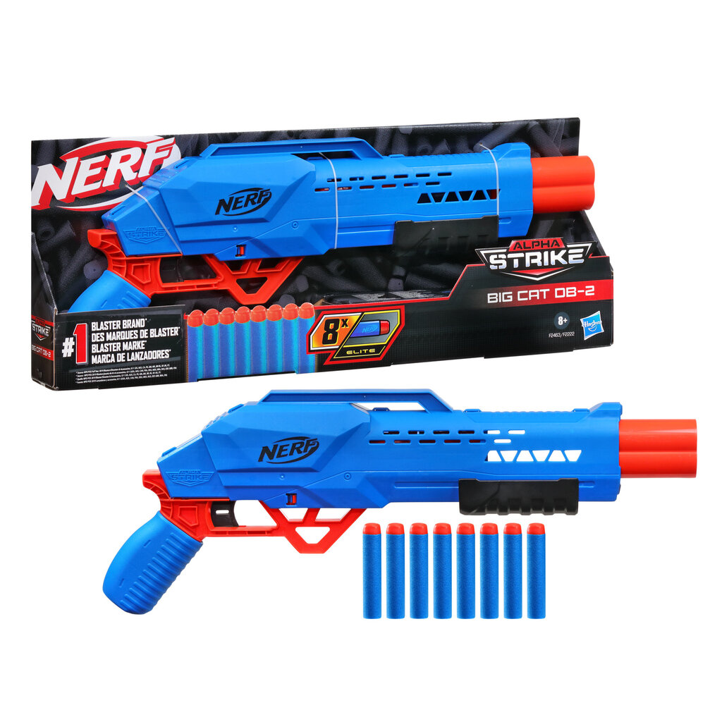 Nerf Alpha Strike Šautuvas BIG CAT DB-2 kaina ir informacija | Žaislai berniukams | pigu.lt