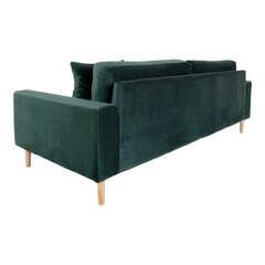Trivietė sofa Lido, tamsiai žalia kaina ir informacija | Sofos | pigu.lt