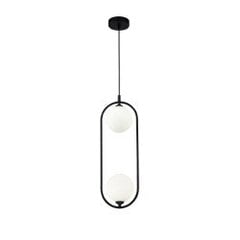 Lubinis sietynas Maytoni Modern juodos spalvos su baltu plafonu MOD013PL-02B kaina ir informacija | Pakabinami šviestuvai | pigu.lt