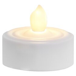LED arbatos žvakės, baltos, 2 vnt. 0,06W 3,6x2,9cm Paulo 068-05 kaina ir informacija | Žvakės, Žvakidės | pigu.lt