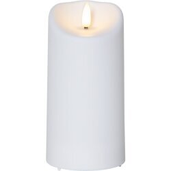 LED vaško žvakė balta AA 0,03W 7,5x15cm Flamme 063-84 kaina ir informacija | Žvakės, Žvakidės | pigu.lt