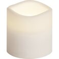 LED plastikinė žvakė balta AAA 0.03W 7.5x7.5cm Paul 067-77