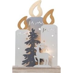 Светодиодное новогоднее украшение Fauna 270-79, АА, 22x34 см цена и информация | Рождественские украшения | pigu.lt