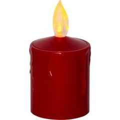 LED kapo žvakė raudona su baterijomis Paula 062-30 kaina ir informacija | Žvakės, Žvakidės | pigu.lt