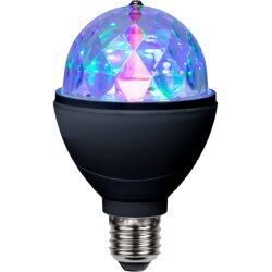 LED disko lemputė, 8x13cm цена и информация | Dekoracijos šventėms | pigu.lt