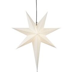 Подвесная звезда из бумаги Frozen 231-90, белая, Е14, 55х65 см цена и информация | Рождественские украшения | pigu.lt