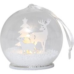 LED dekoracija balta CR2032 0,06W 8x9cm Fauna 270-88 kaina ir informacija | Kalėdinės dekoracijos | pigu.lt