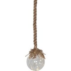 Светодиодный декоративный светильник подвесной с гирляндой лампочек Jutta 729-19, 0.9Вт, 10х140 см  цена и информация | Гирлянды | pigu.lt