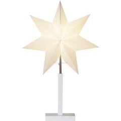 Звезда из бумаги на подставке Frozen 232-25, белая, Е14, 34х52 см  цена и информация | Рождественская елка, 180 см | pigu.lt