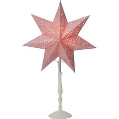 Звезда из бумаги на подставке Романтик 234-36, розовая Е14, 35х55 см  цена и информация | Рождественские украшения | pigu.lt