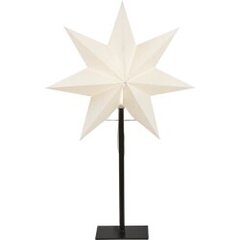 Popierinė žvaigždė ant stovo balta E14 34x55cm Frozen 232-90 kaina ir informacija | Kalėdinės dekoracijos | pigu.lt