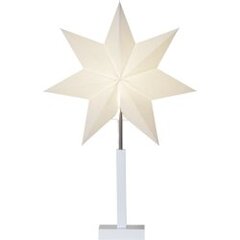 Popierinė žvaigždė ant stovo balta E14 43x68cm Frozen 232-26 kaina ir informacija | Kalėdinės dekoracijos | pigu.lt