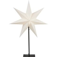 Popierinė žvaigždė ant stovo balta E14 55x80cm Frozen 232-92 kaina ir informacija | Kalėdinės dekoracijos | pigu.lt