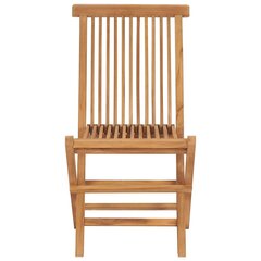 Sulankstomos sodo kėdės, 8 vnt, rudos kaina ir informacija | Lauko kėdės, foteliai, pufai | pigu.lt