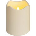 LED plastikinė žvakė smėlio spalvos C 0.03W 10x12.5cm Paul 068-23
