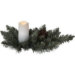 LED kapo žvakė balta AA 0,06W 33x12cm Serene 064-89 kaina ir informacija | Žvakės, Žvakidės | pigu.lt