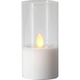 LED vaško žvakė stiklinėje baltos spalvos 0,06W 5x10cm M-Twinkle 063-14