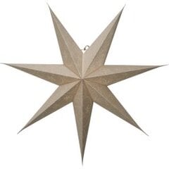 Бумажная подвесная золотая звезда Decorus 501-38, 75х75 см  цена и информация | Рождественские украшения | pigu.lt