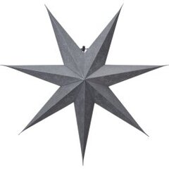 Popierinė žvaigždė pakabinama sidabrinė 75x75cm Decorus 501-40 kaina ir informacija | Kalėdinės dekoracijos | pigu.lt