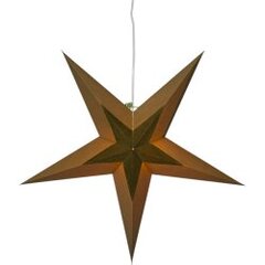 Dekoratyvinė popierinė žvaigždutė kabanti žalia 60x60cm Diva 501-76 kaina ir informacija | Kalėdinės dekoracijos | pigu.lt