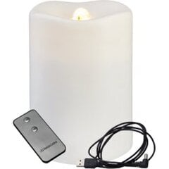 LED žvakė balta C 0.06W 10x14cm 063-09 kaina ir informacija | Žvakės, Žvakidės | pigu.lt